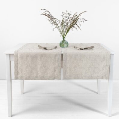 FLORA Tischläufer beige