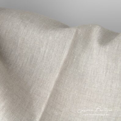 Leinenstoff hellgrau / beige zum Nähen von Kleidung und Heimtextilien