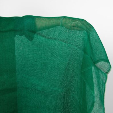 Leinenstoff in Moosgrün transparent