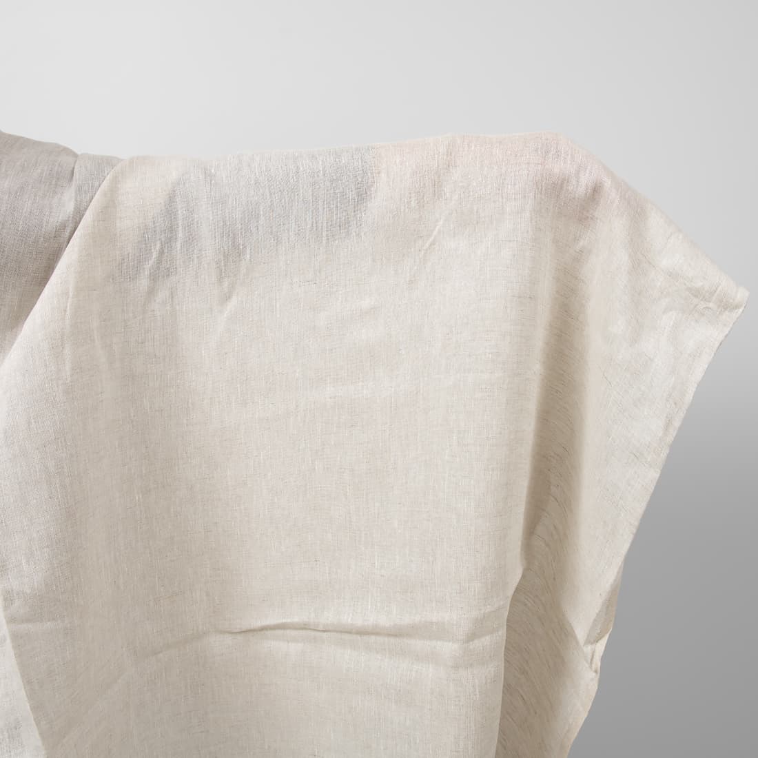 Hellgrauer Leinenstoff