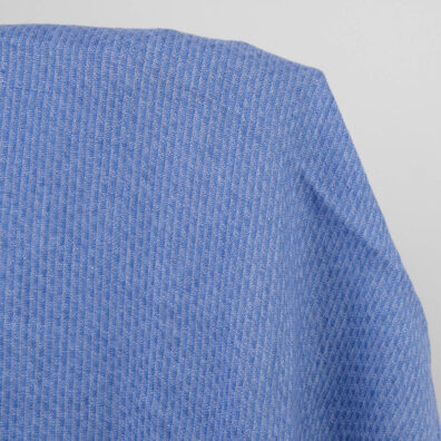Leinenstoff blau gestreift vorgewaschen, weich, geschmeidig