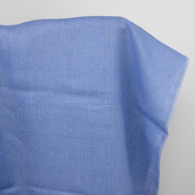 Blauer gemusterter Leinenstoff