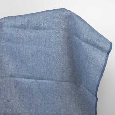 Leinenstoff in Blau, Fischgrat