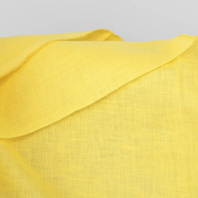 Leinenstoff in Gelb 150cm breit