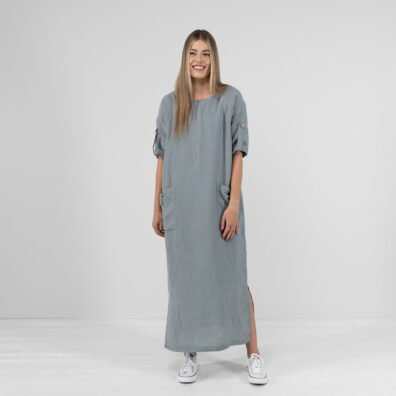 MAROCCO Kleid blaugrau