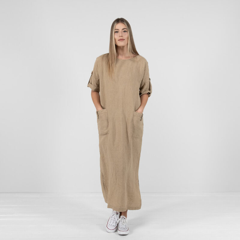 MAROCCO Kleid hellbraun