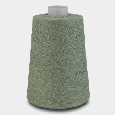Leinengarn blassgrün zum Stricken, Häkeln, Weben, Schaffung von Textilien geeignet