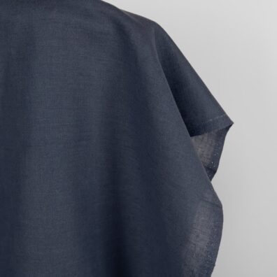 Leinen-Baumwollstoff marineblau