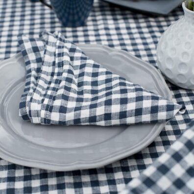 VICHY Serviette blau