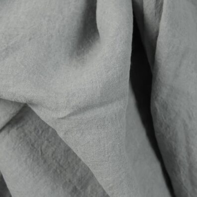 Leinenstoff blaugrau breit vorgewaschen, zum Nähen von Kleidung und Heimtextilien in der Überbreite ideal passend