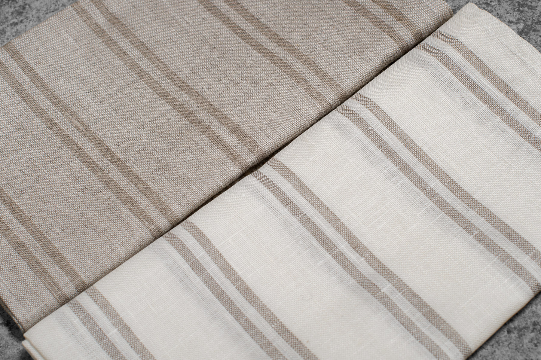 Saugstarke und schnell trockende Leinen-Küchentücher.