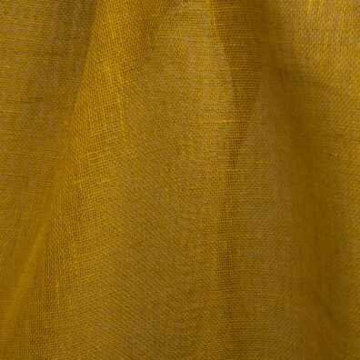 Leinenstoff gelb transparent