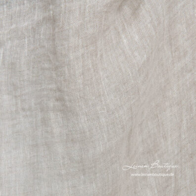 Leinenstoff hellgrau durchsichtig vorgewaschen
