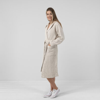 VERO Damen Bademantel beige