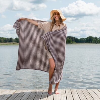 MARRE Strandtuch violett