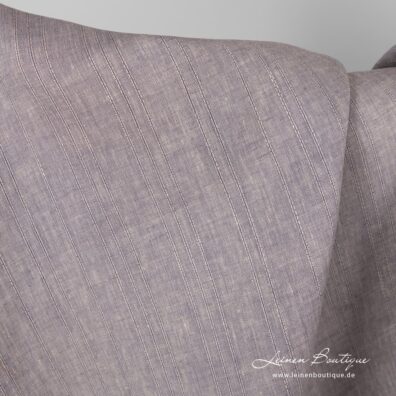 Leinenstoff beige-violett meliert