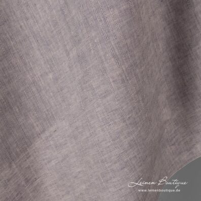 Leinenstoff beige-violett für Bekleidung, Heimtextilien
