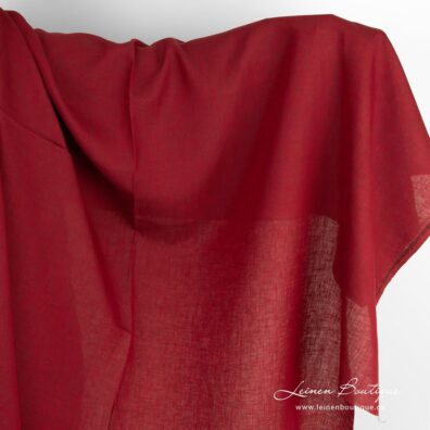 Leinenstoff rot-violett meliert