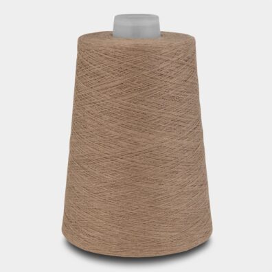 Leinengarn taupe zum Stricken, Häkeln, Weben, Schaffung von Textilien