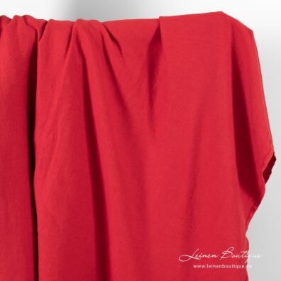 Halbleinen rot vorgewaschen