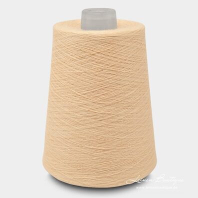Leinengarn elfenbein zum Stricken, Häkeln, Weben Nm 17,9