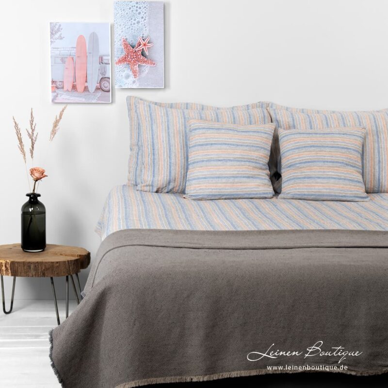 Halbleinen-Bettw&auml;sche HAWAI