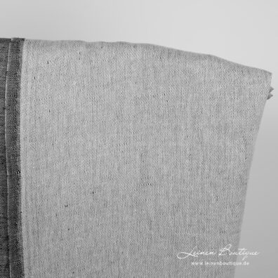 Halbleinen schwarz-weiß beidseitig verwendbar