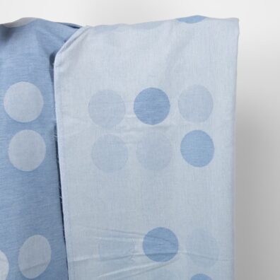 Halbleinen Jacquard hellblau doppelseitig