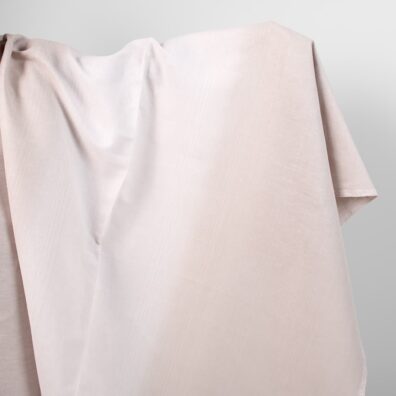 Leinen-Baumwollstoff beige-rosa