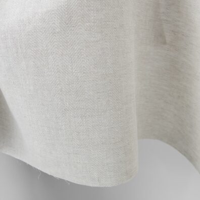 Leinenstoff beige Fischgratbindung 150cm breit