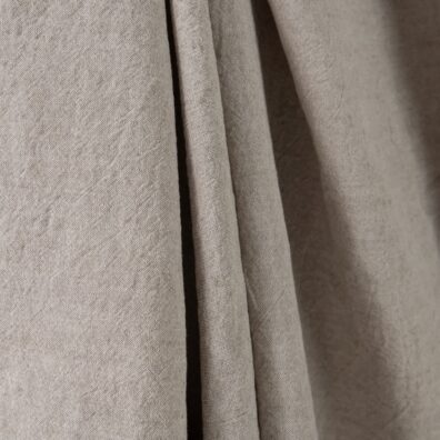 Halbleinen breit beige gewaschen, weich, geschmeidig