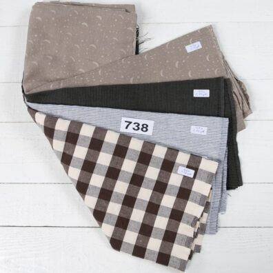 Halbleinenstoffpaket Nr. 738