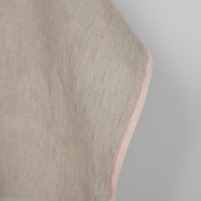 Leinenstoff grünlich-flieder meliert, 150cm breit, Meterware