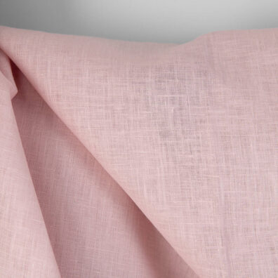 Leinenstoff pastellrosa, zum Nähen von Kleidung und Heimtextilien passend
