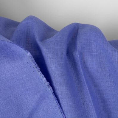 Leinenstoff violettblau, zum Nähen von Kleidung und Heimtextilien passend