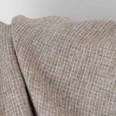 Leinenstoff rosa-braun gemustert gewaschen weich geschmeidig