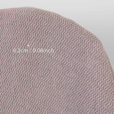 Leinen-Baumwollstoff in grau-lila Zickzack gewaschen