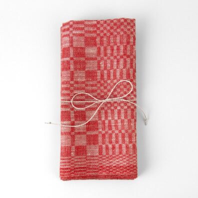 Leinen Küchentücher-Set 2tlg., mit feiner Leinenkordel gebunden