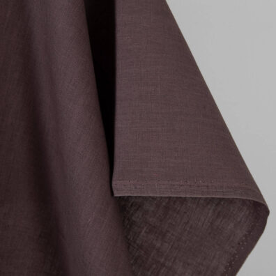 Leinenstoff mattbraun 150cm breit