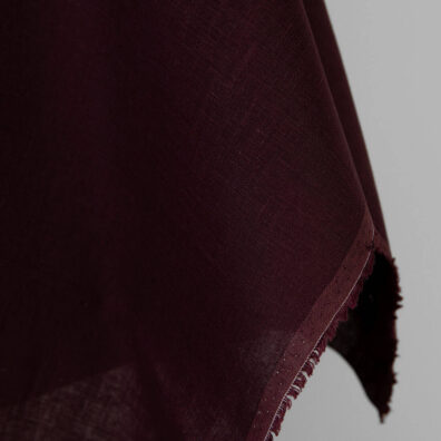 Dunkelbrauner Leinenstoff 150cm breit