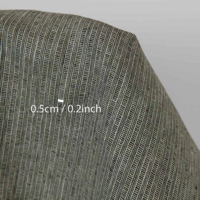 Leinenstoff grünlich-schwarz gemustert gestreift 150cm breit