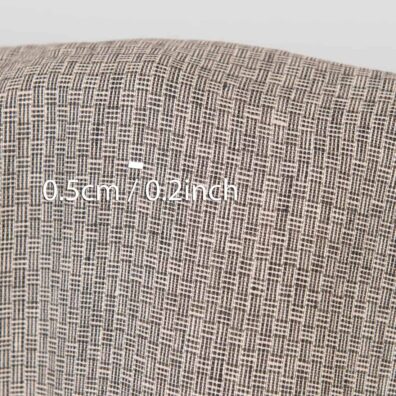 Leinenstoff rosa-braun gemustert 150cm breit