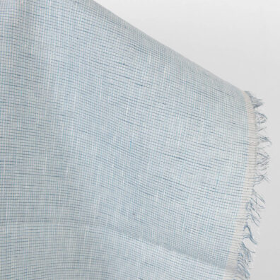 Leinenstoff hellblau meliert 150cm breit