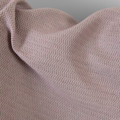 Halbleinen in grau-lila Zickzack 150cm breit