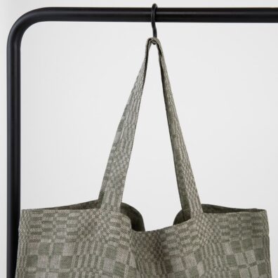 LEGGO Leinentasche moosgrün-naturgrau