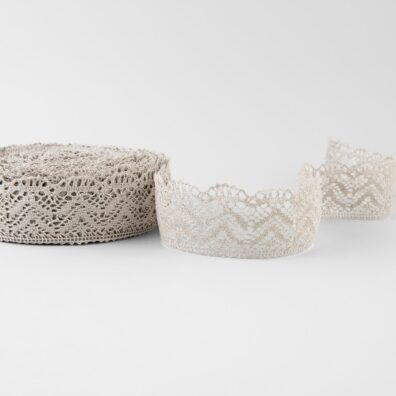 Leinenspitze naturgrau Nr. 92